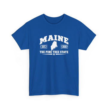 Maine Pine Tree State T-Shirt — Vintage State Pride Tee