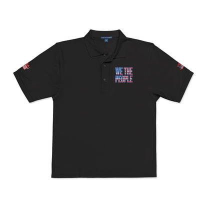 We The People Embroidered Polo