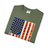 American Flag Watercolors T‑Shirt