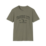 Traverse City Michigan Vintage Tee – EST. 1847 Collegiate Shirt