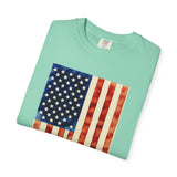 American Flag Watercolors T‑Shirt