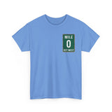 Key West Mile 0 T-Shirt — Vintage Road Sign Tee