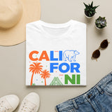California Colorful Retro Graphic T-Shirt