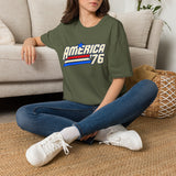 Vintage 70's America 76 Retro T-Shirt Worn Look