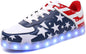 American Flag Light-up Patriotic Shoes for Men & Women