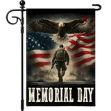 Artscope Patriotic Star Stripes 4th of July Garden Flag 12x18 Inch Double Sided for Outside, Memorial Day Independence Day Garden Flag for Holiday Yard Outdoor Decoration