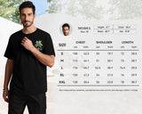 Aiyino Mens Malibu Vibe Palm Tree California Casual Short Sleeve T-Shirt | Perfect for Surf Travel Great for Beach Lovers West Coast Fans.