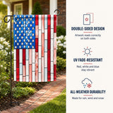NIKCO America Spring Garden Flag | 12 x 18 Inch Double-Sided | 250 Anniversary USA Patriotic American Flag for Summer Outdoor Outside Yard | Memorial Day Decorations & 4th of July Celebration Decor