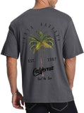 Santa Barbara California Palm Tree Tee Surf T-Shirt