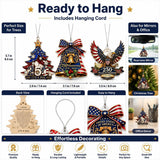 Christmas Decorations-250 Anniversary USA Merchandise 3PCS