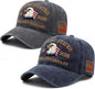 2-Pack of United States 1776-2026 Anniversary Hats ( 1 grey - 1 blue)