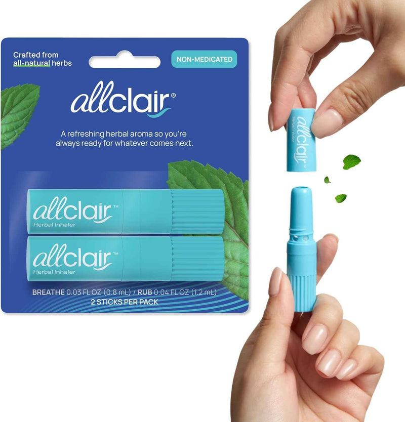 Nausea Relief Inhaler for Motion & Morning Sickness – Fast Non-Drowsy - 2-Pack