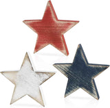 American Patriot Wooden Stars Table Decorations