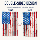 NIKCO America Spring Garden Flag | 12 x 18 Inch Double-Sided | 250 Anniversary USA Patriotic American Flag for Summer Outdoor Outside Yard | Memorial Day Decorations & 4th of July Celebration Decor