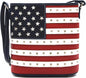 American Flag Stars and Stripes Studs Shoulder bag purse Red White & Blue