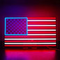 USA Neon Signs for Wall Decor，Led Neon Light for Man Cave、Bedroom、Garage，Christmas Birthday Party Gifts