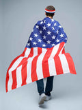 American Flag Costume w/ Cape, Sunglasses & Headband