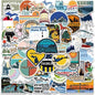 State of Michigan 50 Pack Waterproof Stickers