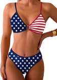 USA American Flag Pattern Bikini's