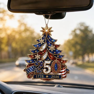 Christmas Ornaments, 250th Anniversary USA Merchandise, Patriotic Ornaments