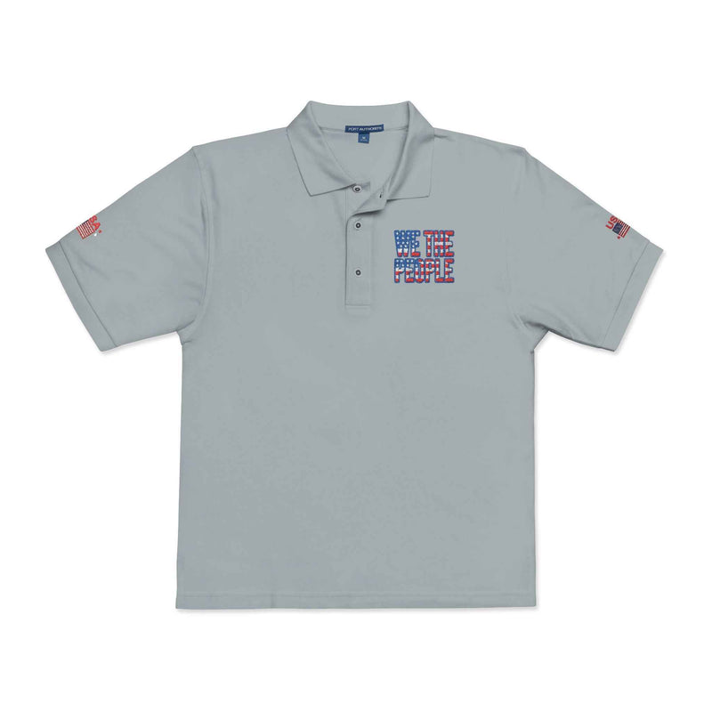 We The People Embroidered Polo