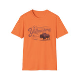 Yellowstone National Park T-Shirt — Vintage Bison Graphic