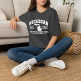 Michigan The Great Lakes State T-Shirt & Map & EST. 1837
