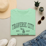 Traverse City Michigan Vintage Tee – EST. 1847 Collegiate Shirt