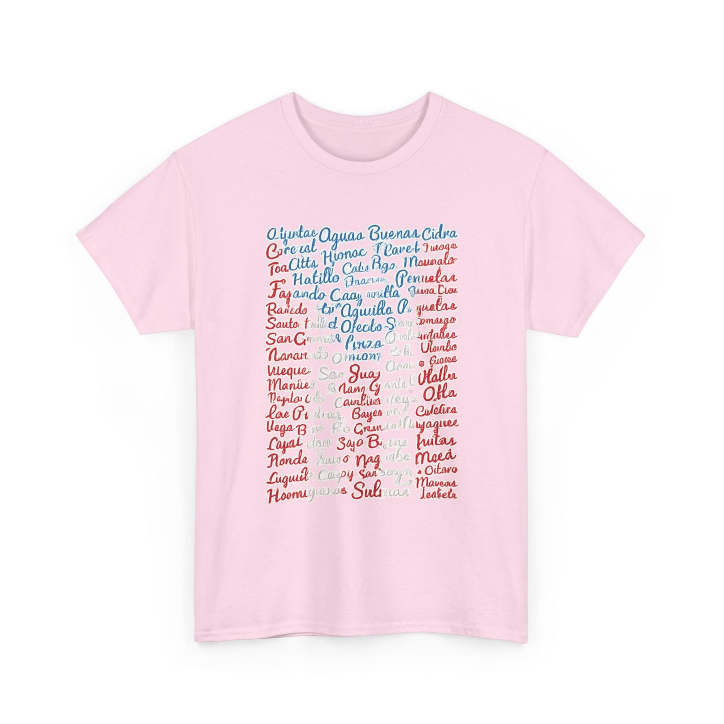 Puerto Rico Cities & Flag T-Shirt — Vintage Road Sign Tee