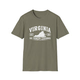 Virginia State T-Shirt — 'Sic Semper Tyrannis' Vintage Tee