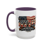 1776 Patriotic Coffee Mug — Live Free or Die Americana Coffee Mug