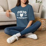 Ohio The Buckeye State T-Shirt — Retro State Outline Tee