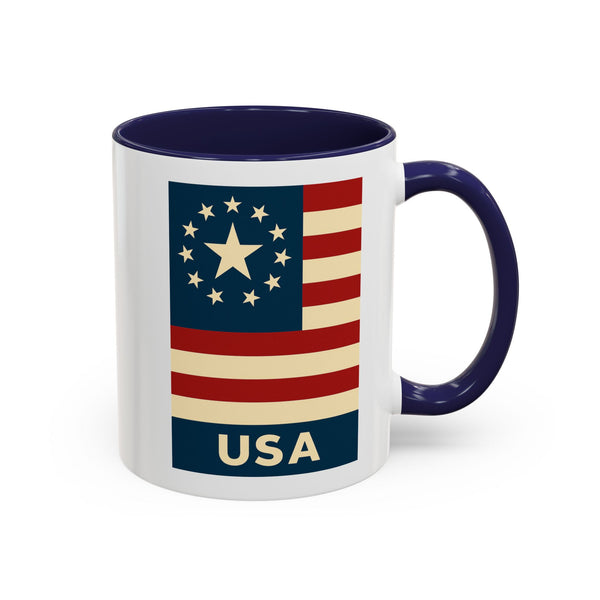 Modern American Flag Coffee Mug