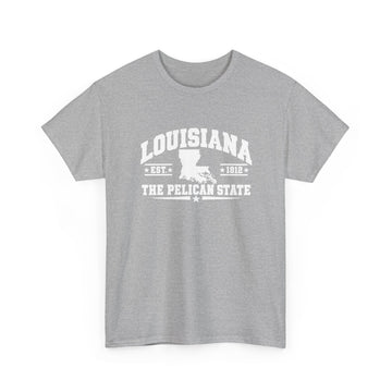 Louisana White Cotton T‑Shirt