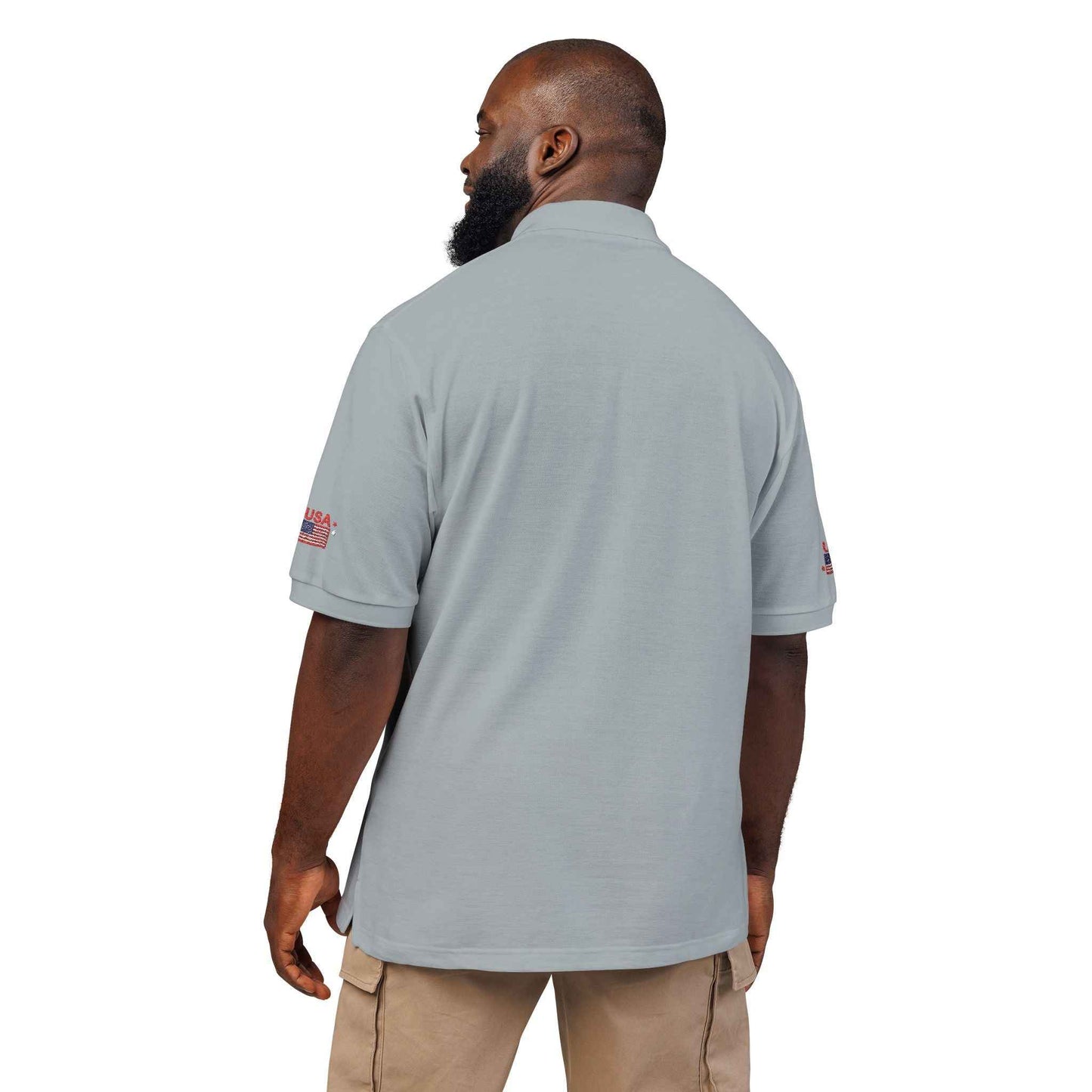 We The People Embroidered Polo