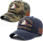 2 Pack USA 250th Anniversary Patriotic Embroidered Baseball Hats 1776-2026