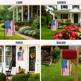 NIKCO America Spring Garden Flag | 12 x 18 Inch Double-Sided | 250 Anniversary USA Patriotic American Flag for Summer Outdoor Outside Yard | Memorial Day Decorations & 4th of July Celebration Decor