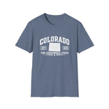 Colorado Centennial State T-Shirt — EST. 1876 Retro College Tee