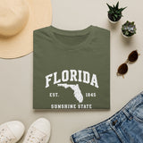 Florida Sunshine State T-Shirt — Est. 1845 Vintage Map Tee