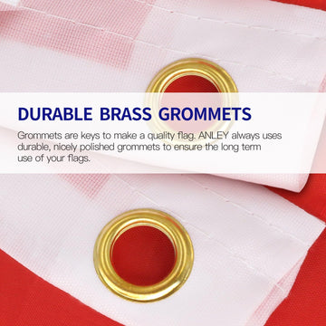 Anley Fly Breeze 3x5 Foot Thin Blue Line US National Flag - Vivid Color and Fade proof - Canvas Header and Double Stitched - Honoring Law Enforcement Officers Flags Polyester with Brass Grommets