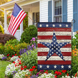 Artscope Patriotic Star Stripes 4th of July Garden Flag 12x18 Inch Double Sided for Outside, Memorial Day Independence Day Garden Flag for Holiday Yard Outdoor Decoration
