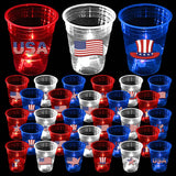 Glow in Dark Plastic  16oz Party Cups  40 Pack