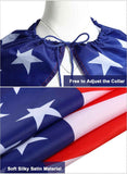 American Flag Costume w/ Cape, Sunglasses & Headband