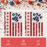 4th of July Flag 28 x 40 Double Sided, Patriotic Large Outdoor Flag for Garden Yard and House, Dog Stars and Stripes Memorial Day Independence Day Flag for Outside