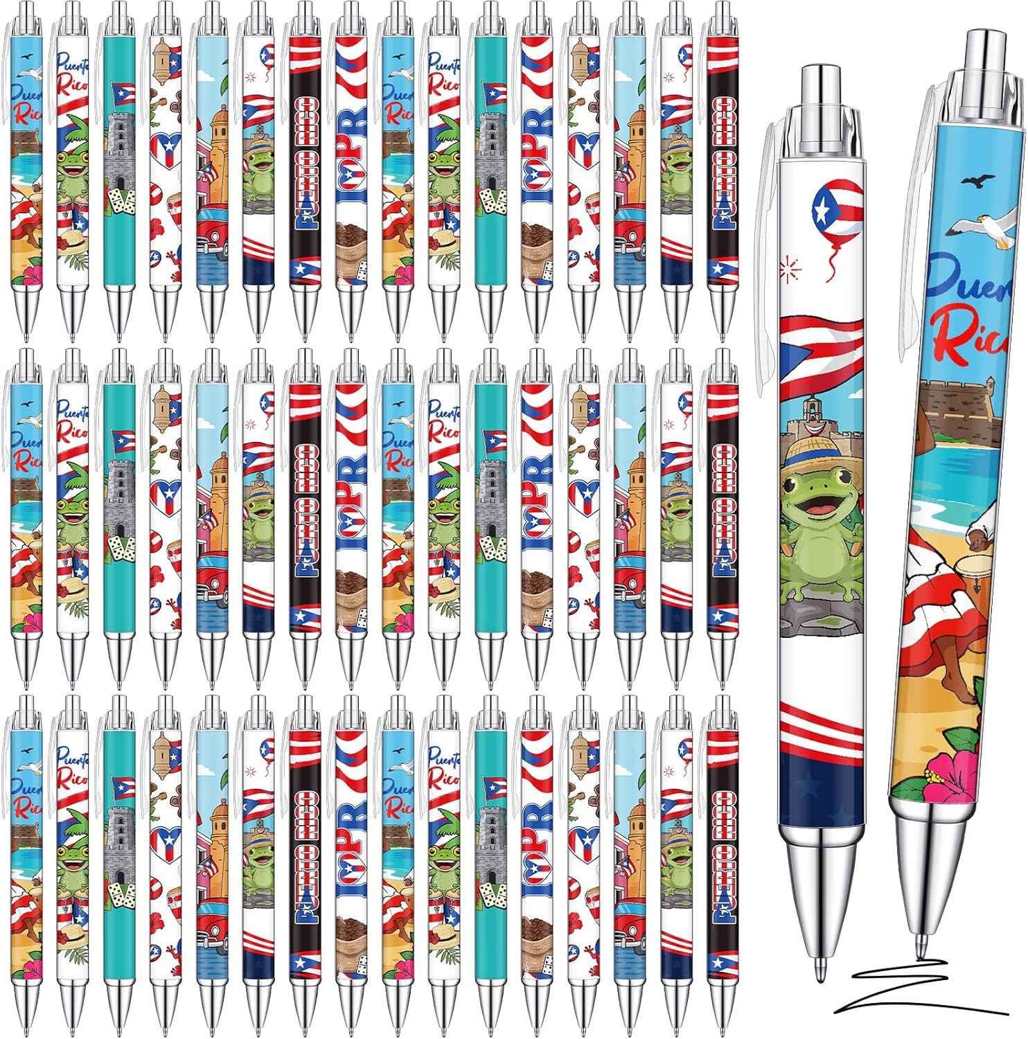 48 Puerto Rico Ballpoint Pens