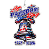 Christmas Ornaments, 250th Anniversary USA Merchandise, Patriotic Ornaments