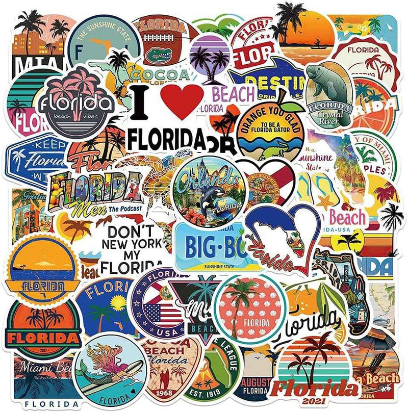 I Love Florida Stickers
