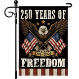 Artscope Patriotic Star Stripes 4th of July Garden Flag 12x18 Inch Double Sided for Outside, Memorial Day Independence Day Garden Flag for Holiday Yard Outdoor Decoration
