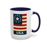 Modern American Flag Coffee Mug