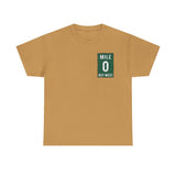Key West Mile 0 T-Shirt — Vintage Road Sign Tee